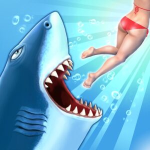 Tải Hack Hungry Shark Evolution APK (Full Tiền, Kim Cương, Sát Thương) v13.6.0