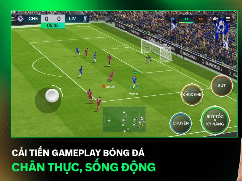 Gameplay Chân Thực – Football Như Đời Thật Trong FC Mobile VN