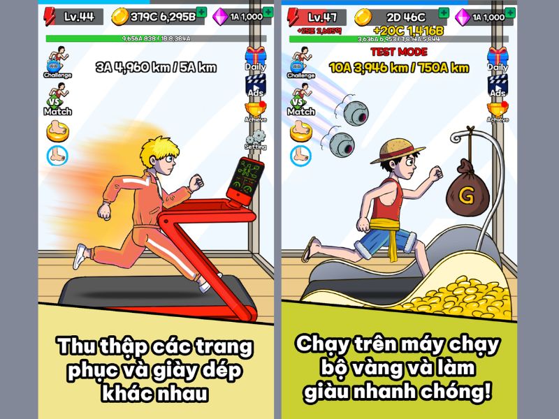 Thu Thập Vật Phẩm Thú Vị, Phong Phú tại Tap Tap Run