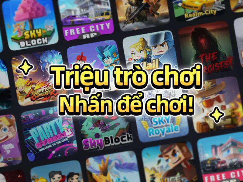 Kho Mini Game Phong Phú, Đa Dạng Thể Loại trong Blockman Go