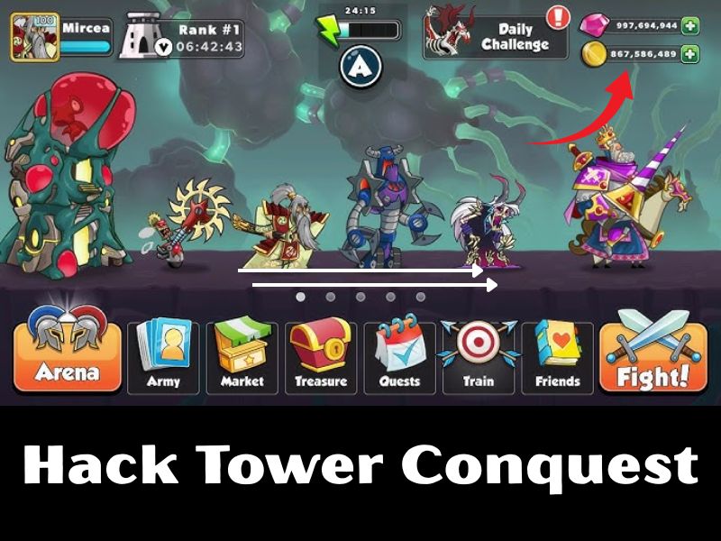 Các Tính Năng Nổi Bật Có Trong Phiên Bản Hack Tower Conquest