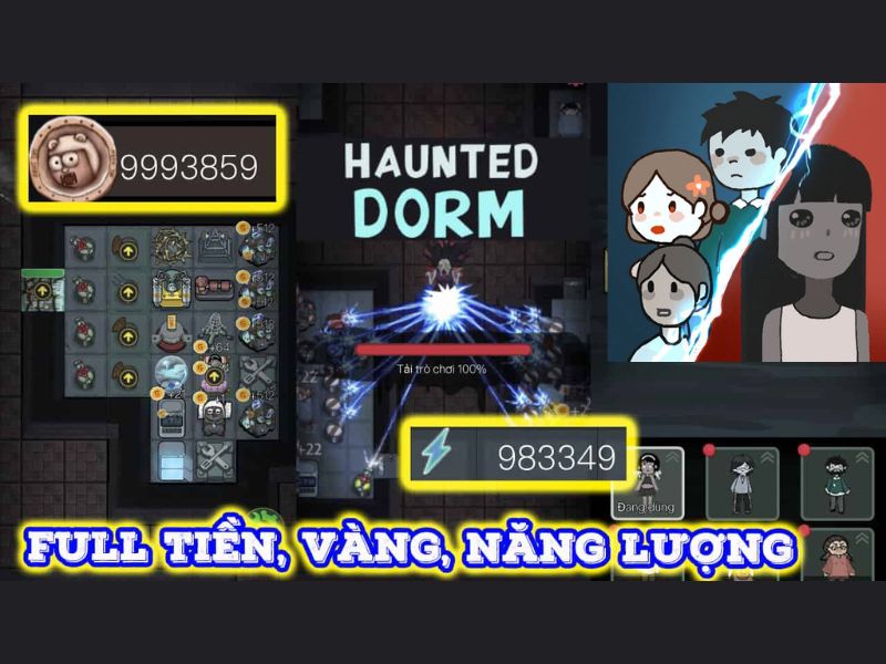 Những Tính Năng Nổi Bật Của Phiên Bản Haunted Dorm Hack