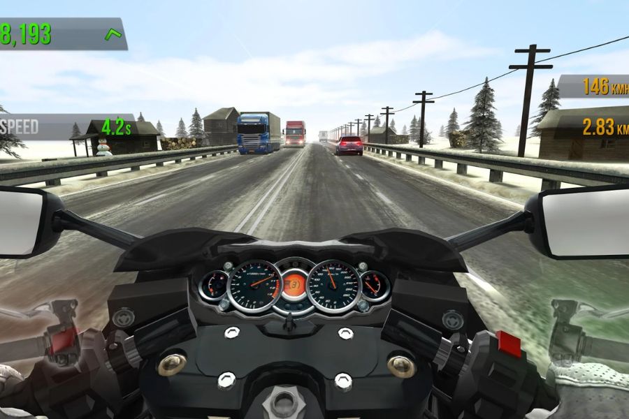 banner Traffic Rider mod apk
