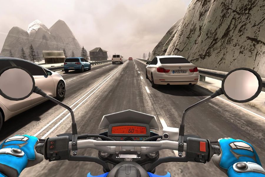 banner Traffic Rider mod apk