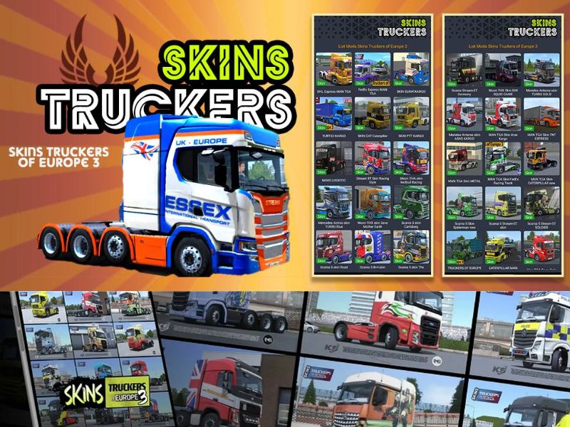 Hệ thống xe tải đa dạng và nâng cấp chi tiết trong Truckers of Europe 3