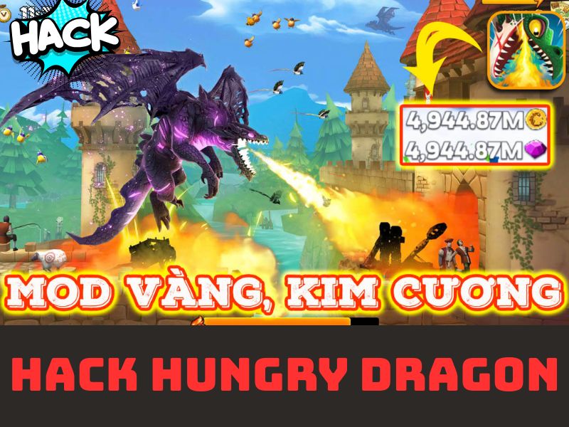Tải Hack Hungry Dragon (Menu, Vô Hạn Tiền, Kim Cương) v5.6 2 Hack Hungry Dragon Có Gì Nổi Bật?