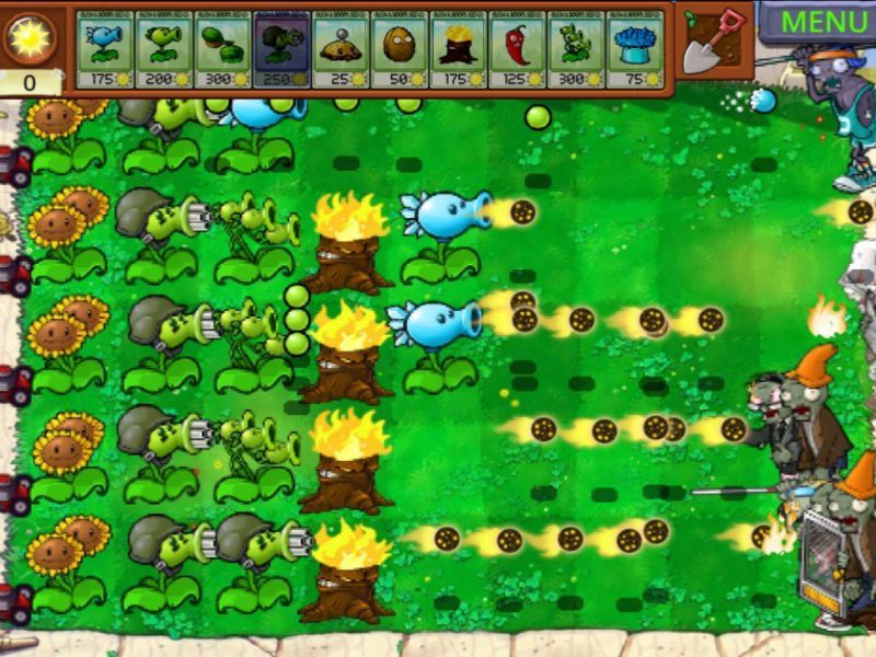 Gameplay phòng thủ hành động vui nhộn trong Pvz Hybrid