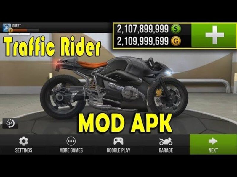 Phiên bản Traffic Rider Mod APK những gì?