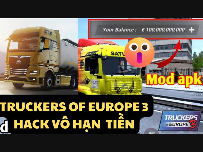 Phiên bản Hack Truckers of Europe 3 có những tính năng gì?