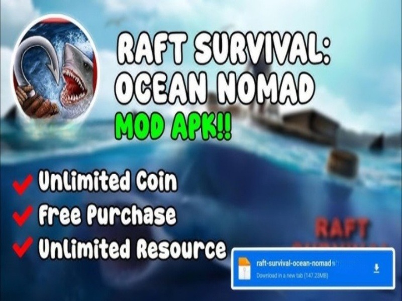 Phiên bản Raft Survival Hack có những tính năng gì?