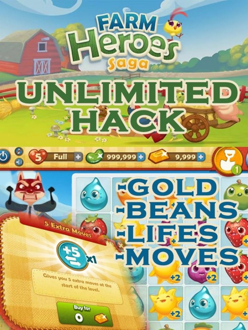 Những tính năng đặc sắc có trong Farm Heroes Saga MOD APK