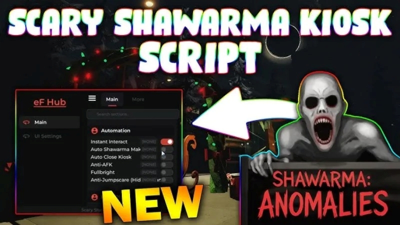 Hack Scary Shawarma Kiosk có những tính năng gì nổi bật?