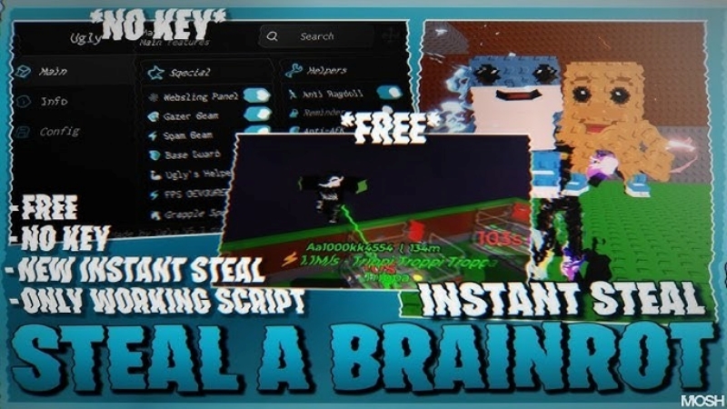 Phiên bản Hack Steal A Brainrot có gì khác biệt?