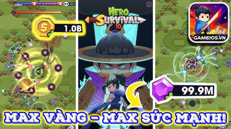Tính Năng Nổi Bật Trong Hack Hero Survival IO