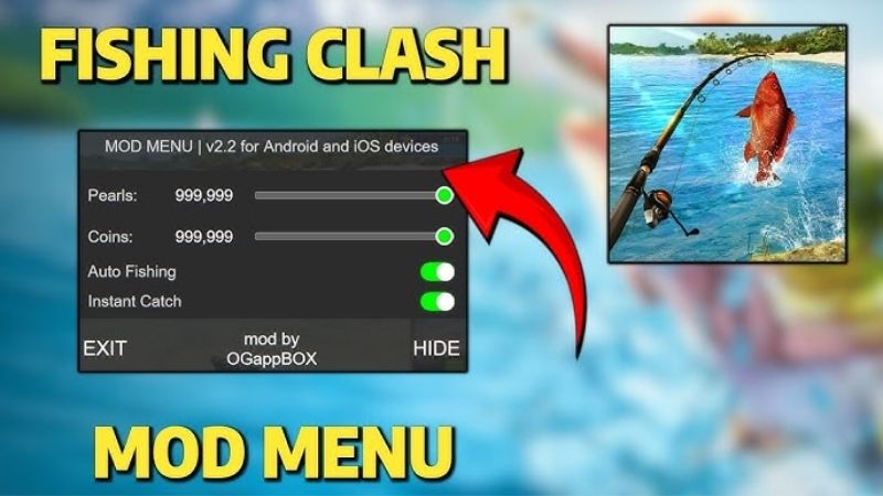 Các Tính Năng Fishing Clash Hack Vô Hạn Tiền