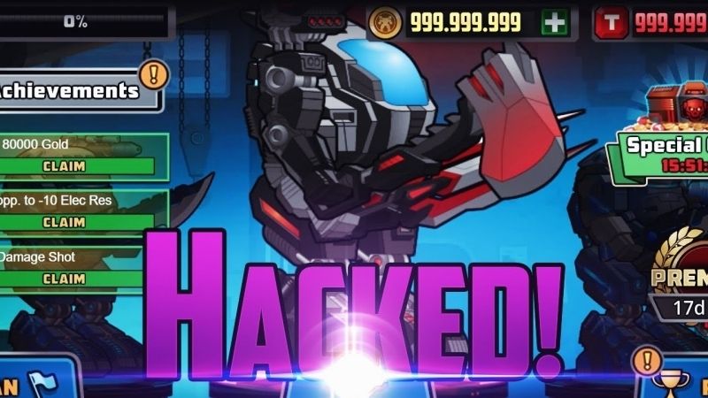 Một Số Đặc Quyền Hấp Dẫn Từ Bản Hack Super Mechs