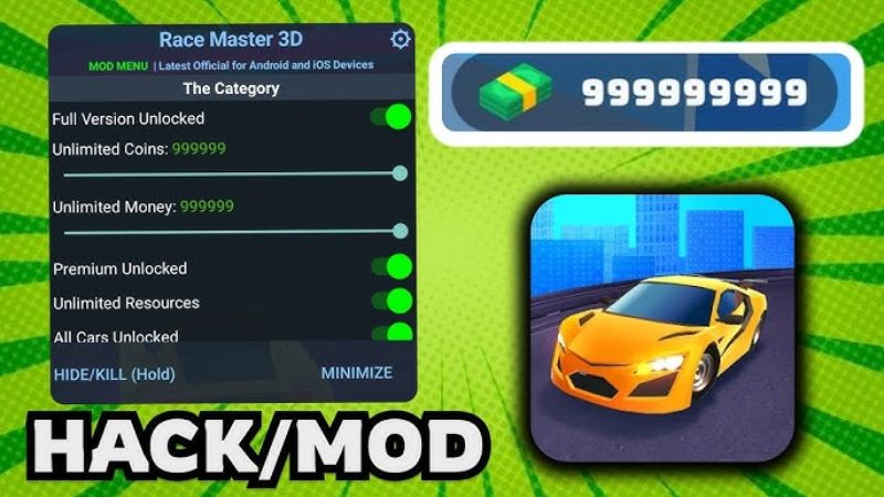 Những Đặc Quyền Nâng Cao Từ Bản Race Master Hack Full Tiền