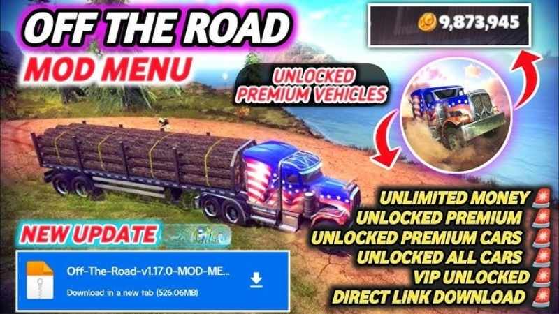 Những Tính Năng Nâng Cao Của Bản Hack Off The Road
