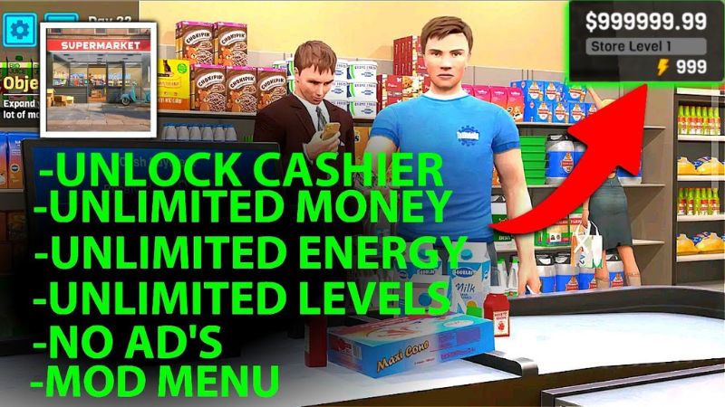 Các Tính Năng Nâng Cao Của Bản Hack Supermarket Simulator
