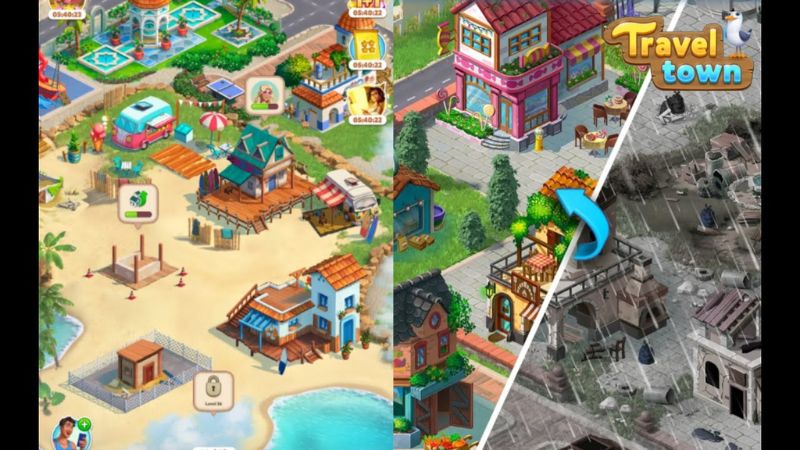 Tái Tạo Và Nâng Cấp Vật Phẩm Xây Dựng Trong Hack Travel Town
