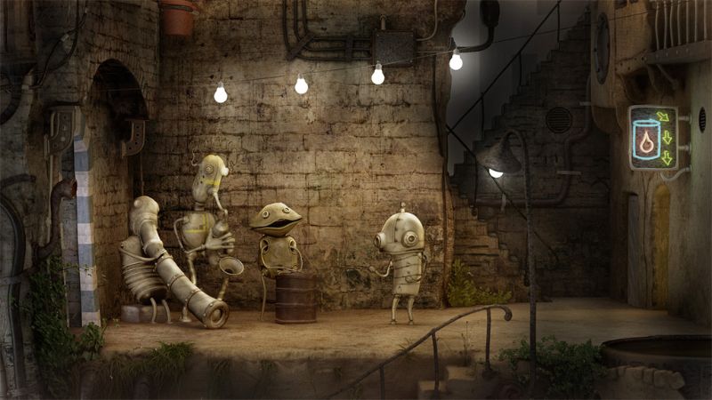 Lối Chơi Giải Đố Point-and-Click Sáng Tạo Trong Machinarium APK