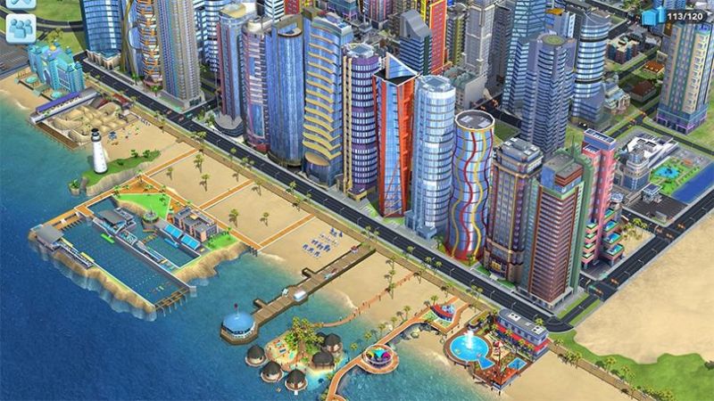 Phát Triển Dịch Vụ Và Tiện Ích Để Thành Phố Thịnh Vượng Trong Simcity Buildit Mod Apk 