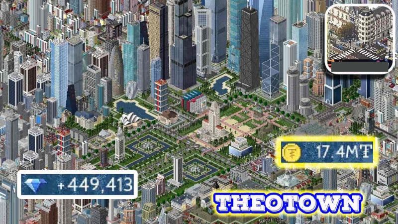 Bứt Phá Mọi Giới Hạn Kiến Trúc Nhờ TheoTown Mod Apk Toàn Năng